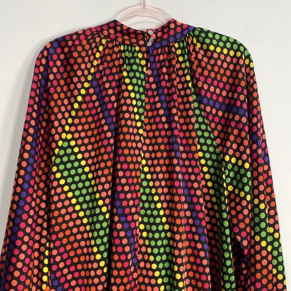 NY & CO Dot Print Bubble Dress XXL Multi Colored Art to Wear - Picture 8 of 14